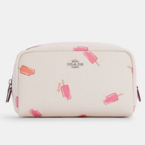 Coach Handbags - 🌸NWT COACH BOXY COSMETIC CASE W/ POPSICLE PRINT